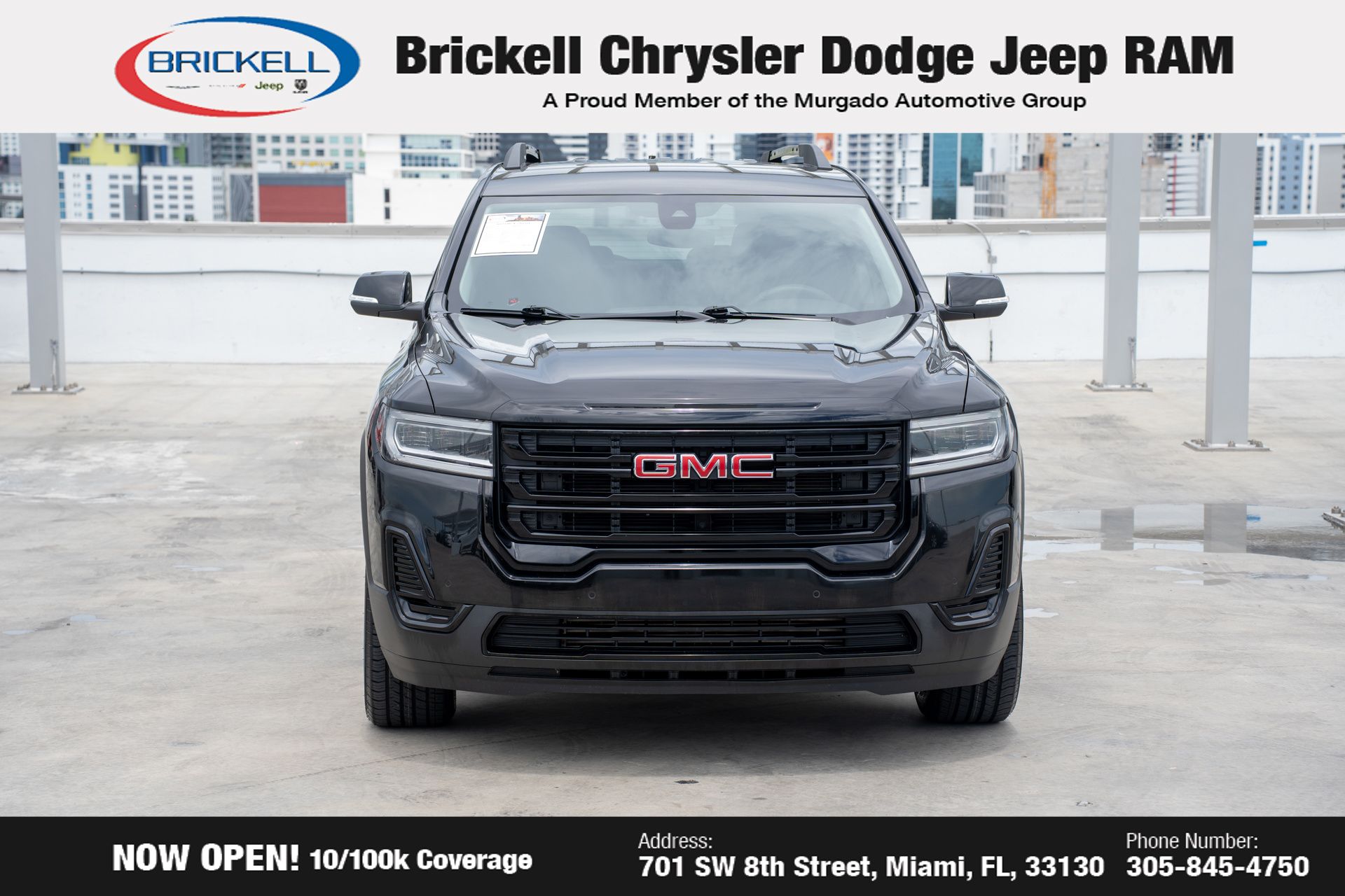 Used 2023 GMC Acadia SLE with VIN 1GKKNKL4XPZ214704 for sale in Miami, FL