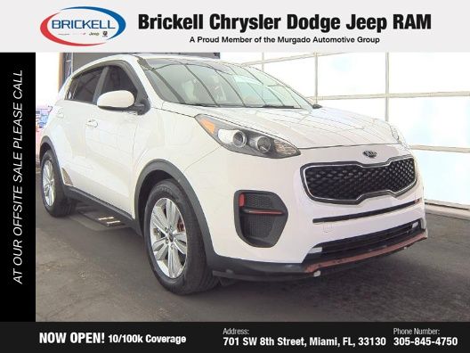 Used 2017 Kia Sportage LX with VIN KNDPM3AC7H7184563 for sale in Miami, FL