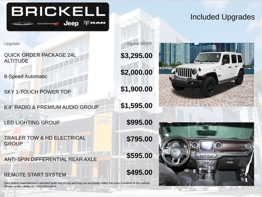 Used 2019 Jeep Wrangler Unlimited Sahara Altitude SUV