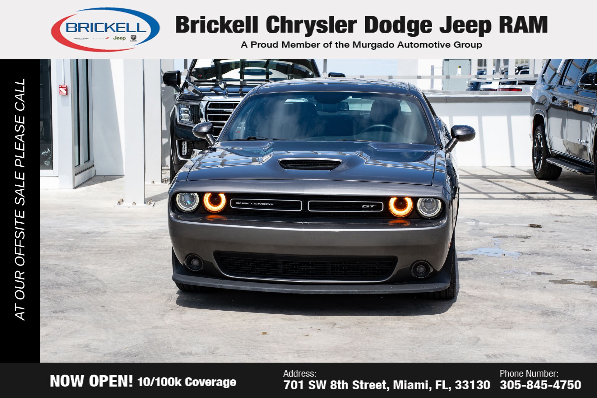 Used 2022 Dodge Challenger GT with VIN 2C3CDZJG9NH246988 for sale in Miami, FL