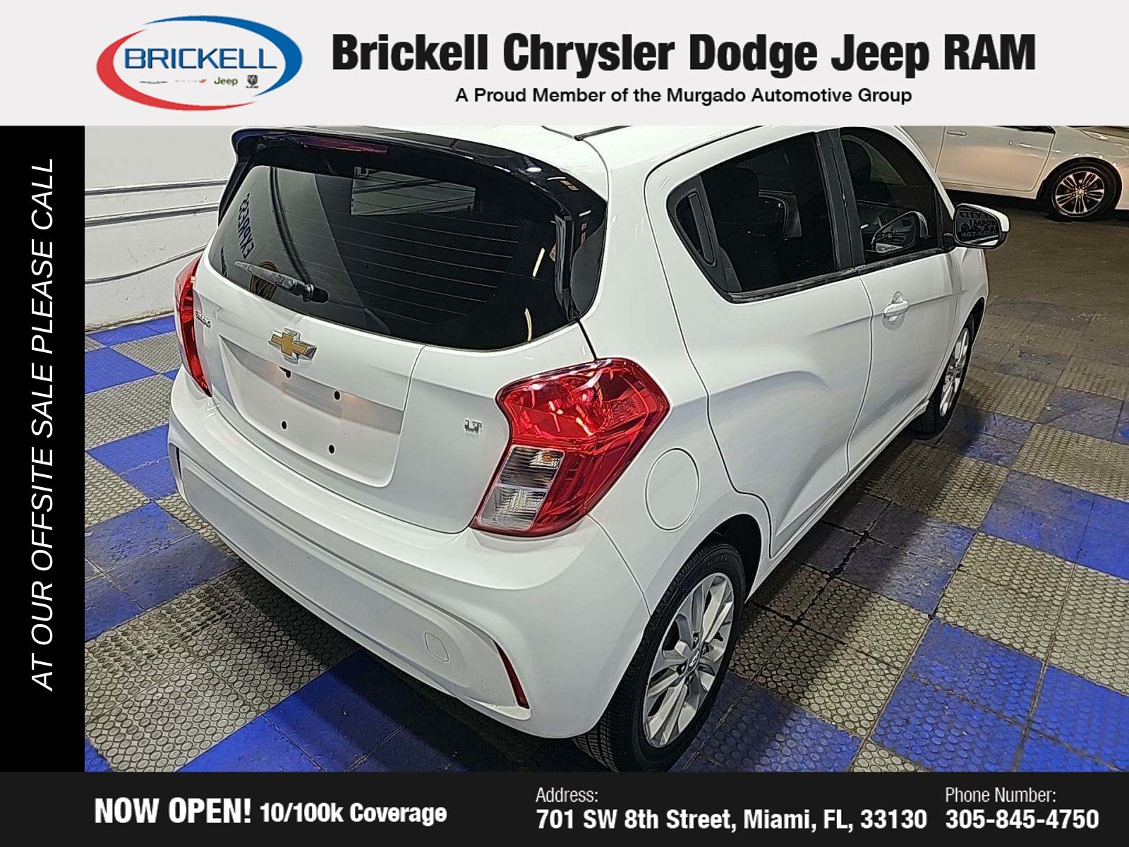 Used 2021 Chevrolet Spark 1LT with VIN KL8CD6SA0MC741899 for sale in Miami, FL