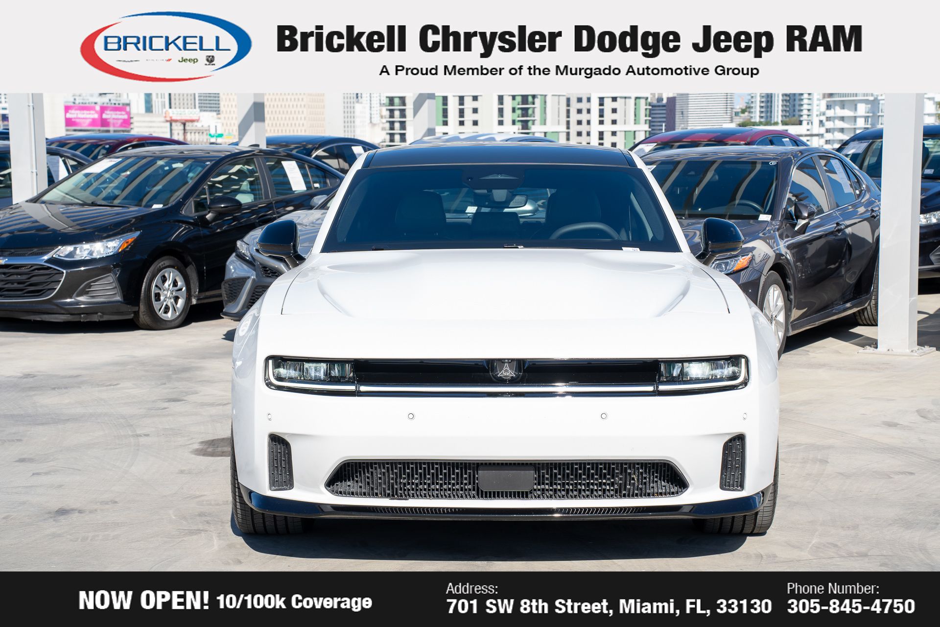 Used 2024 Dodge Charger Daytona R/T with VIN 2C3CDBCK2RR197206 for sale in Miami, FL