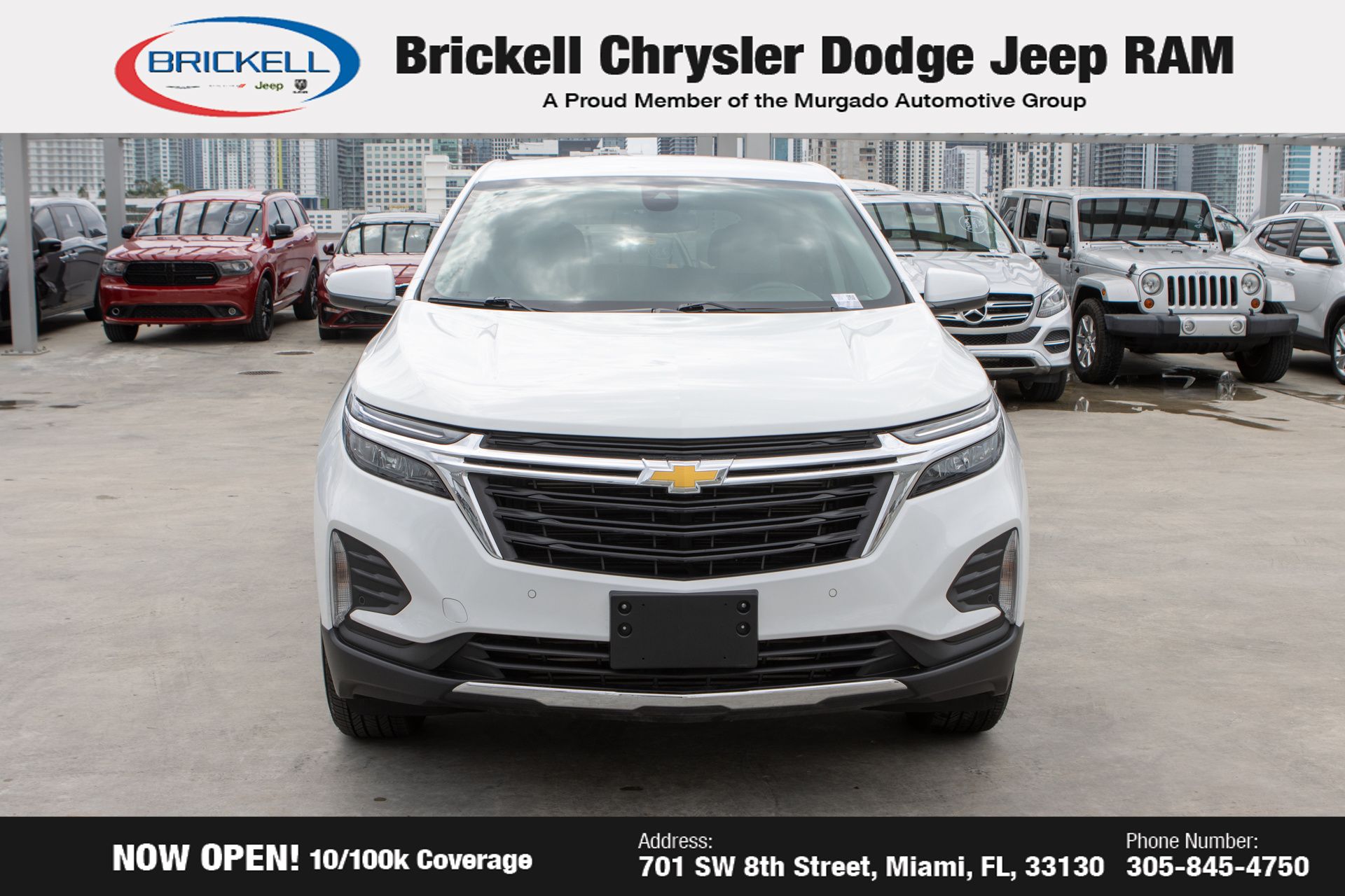 Used 2024 Chevrolet Equinox LT with VIN 3GNAXUEG3RL244777 for sale in Miami, FL