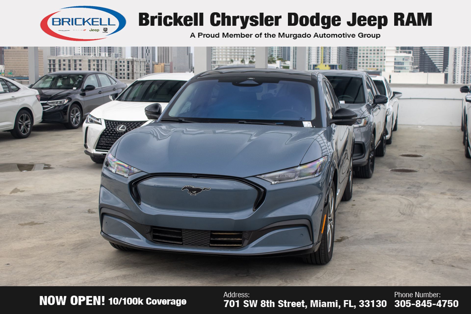 Used 2023 Ford Mustang Mach-E Premium RWD with VIN 3FMTK3R46PMA63380 for sale in Miami, FL