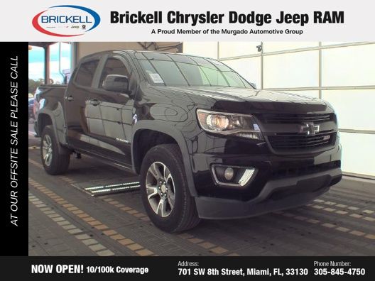 Used 2016 Chevrolet Colorado Z71 with VIN 1GCGSDE31G1107338 for sale in Miami, FL