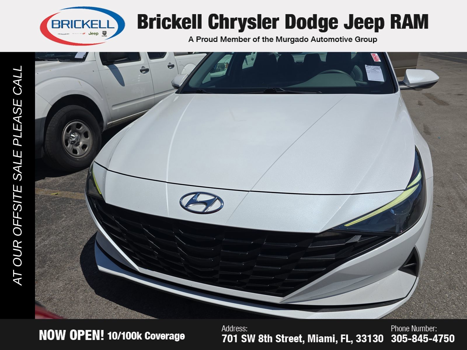 Used 2022 Hyundai Elantra SEL with VIN 5NPLM4AG3NH072888 for sale in Miami, FL