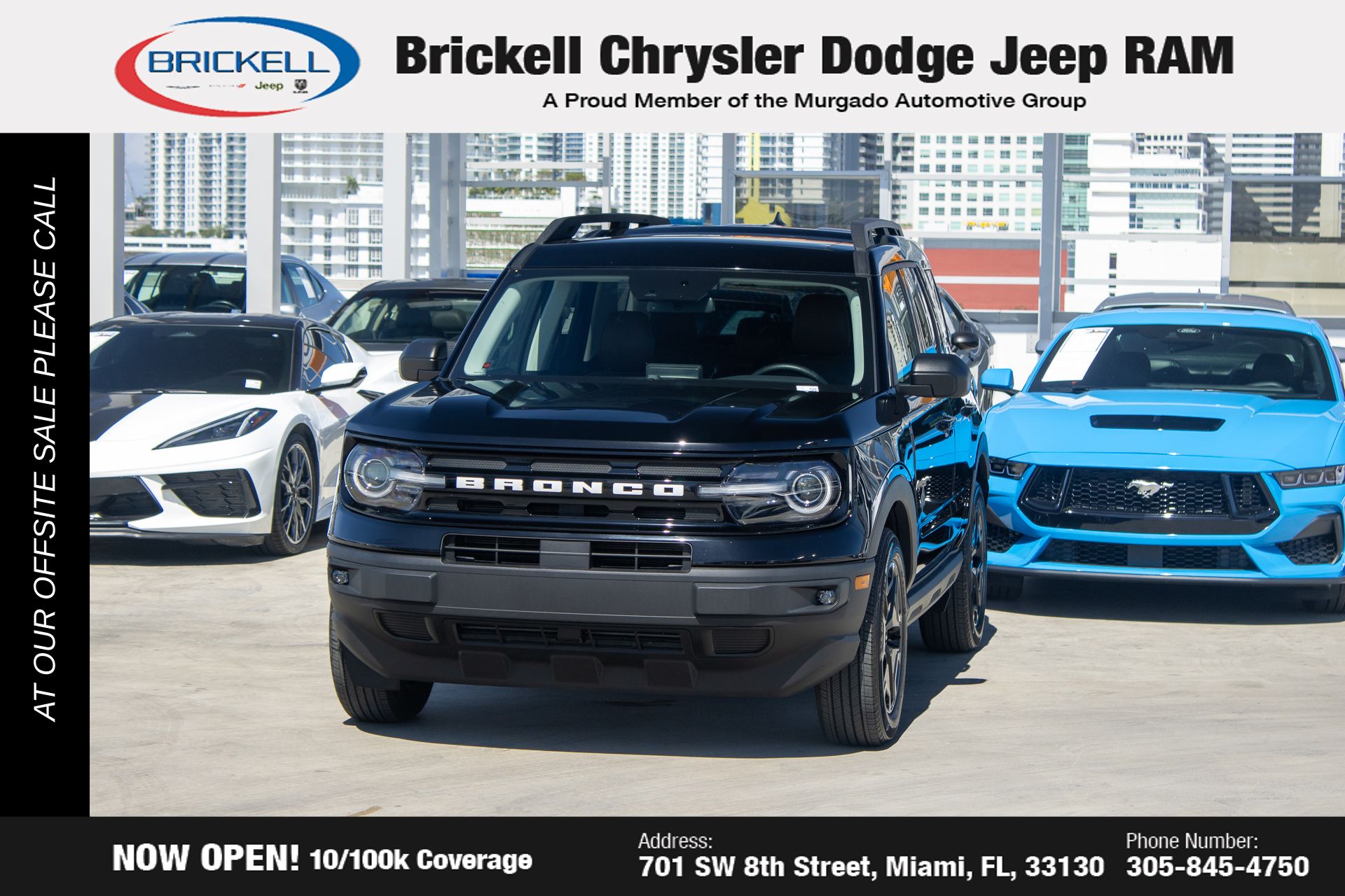 Used 2022 Ford Bronco Sport Outer Banks with VIN 3FMCR9C60NRD15830 for sale in Miami, FL