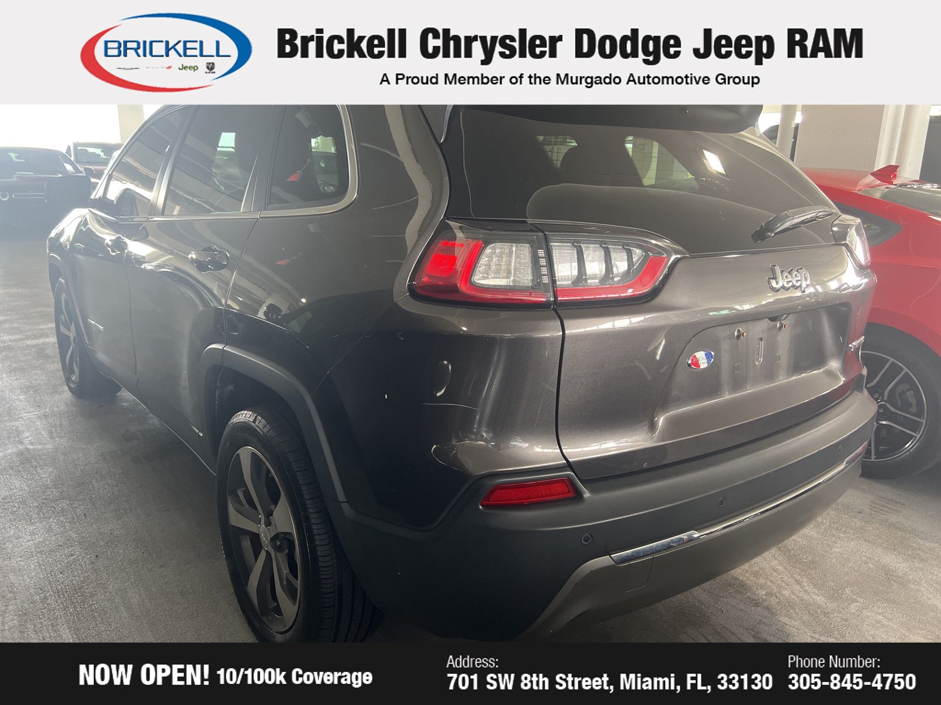 Used 2019 Jeep Cherokee Limited with VIN 1C4PJLDB6KD184977 for sale in Miami, FL