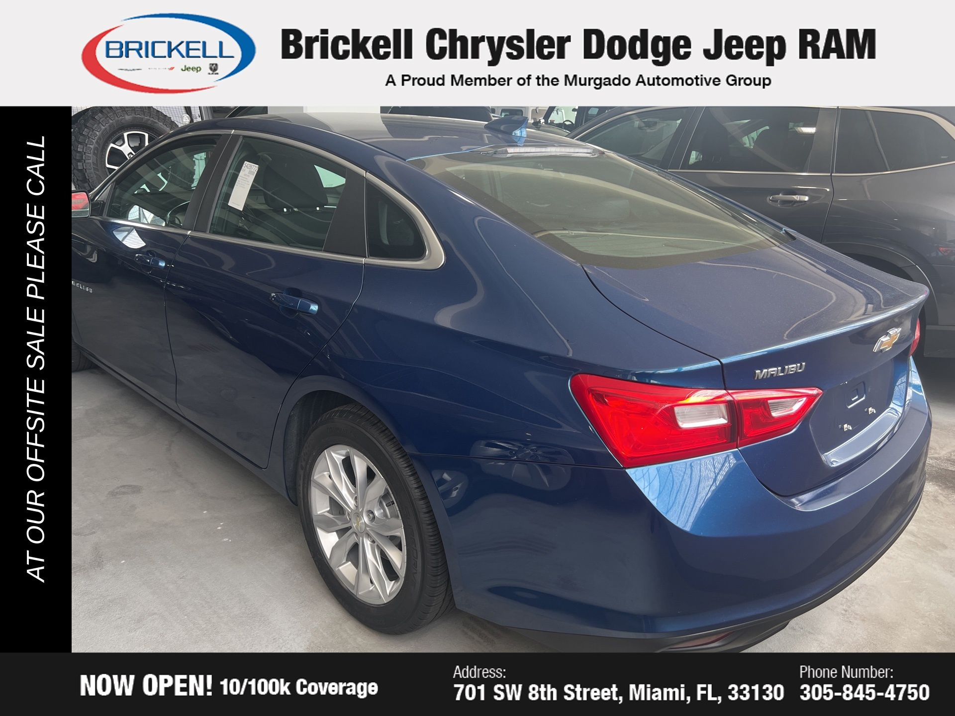 Used 2019 Chevrolet Malibu Hybrid with VIN 1G1ZF5SU6KF178135 for sale in Miami, FL