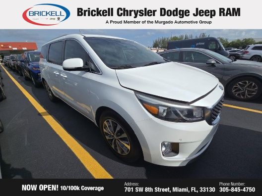 Used 2018 Kia Sedona SX with VIN KNDMC5C14J6351034 for sale in Miami, FL