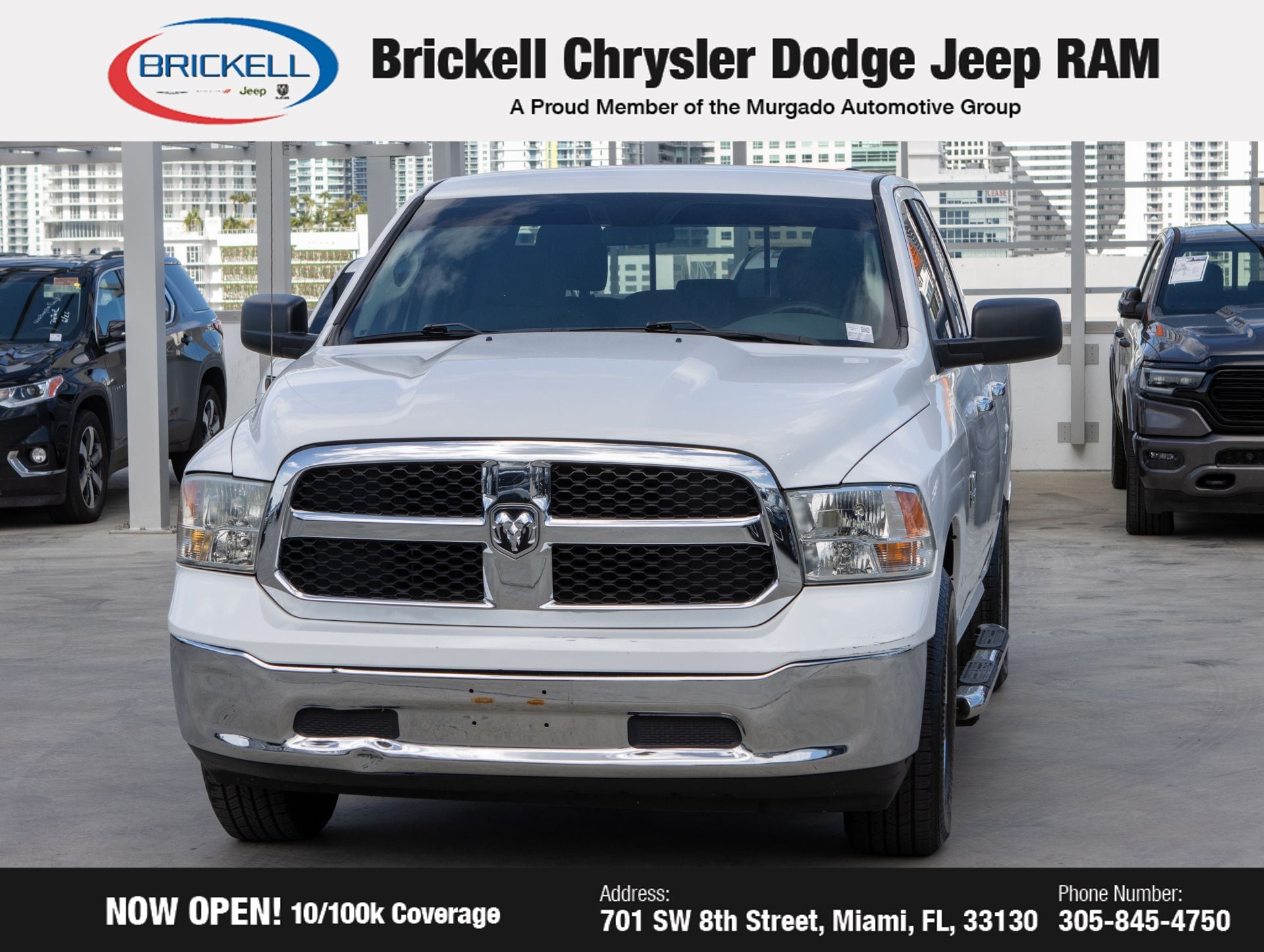 Used 2018 RAM Ram 1500 Pickup SLT with VIN 1C6RR6GG4JS303766 for sale in Miami, FL