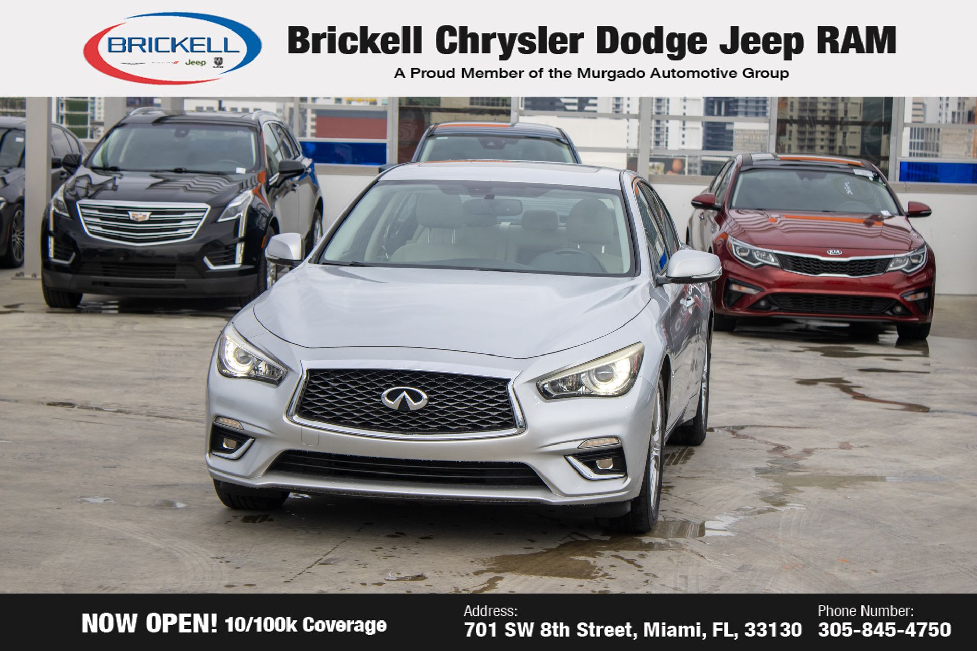 Used 2018 INFINITI Q50 LUXE with VIN JN1EV7AP1JM365909 for sale in Miami, FL