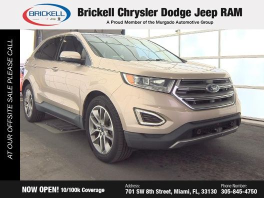 Used 2017 Ford Edge Titanium with VIN 2FMPK4K89HBC47669 for sale in Miami, FL