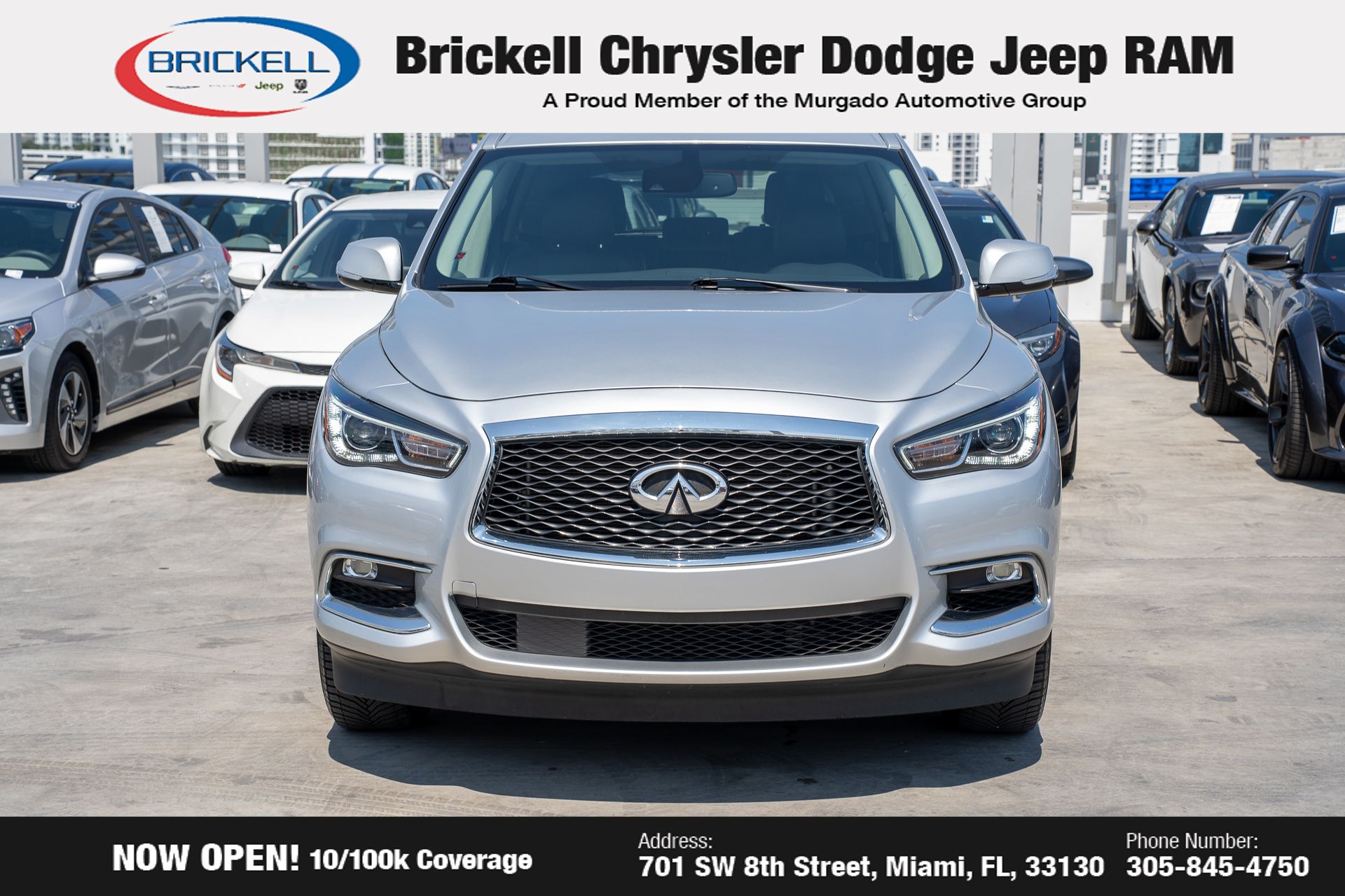 Used 2020 INFINITI QX60 PURE with VIN 5N1DL0MN2LC531228 for sale in Miami, FL