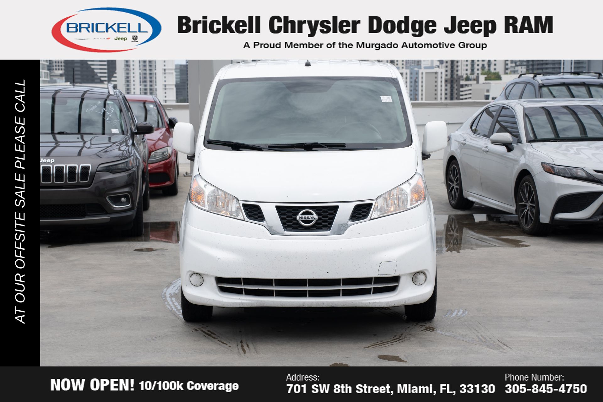 Used 2019 Nissan NV200 SV with VIN 3N6CM0KN1KK690876 for sale in Miami, FL
