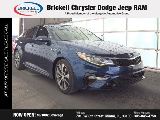 Used 2019 Kia Optima S with VIN 5XXGT4L37KG297076 for sale in Miami, FL