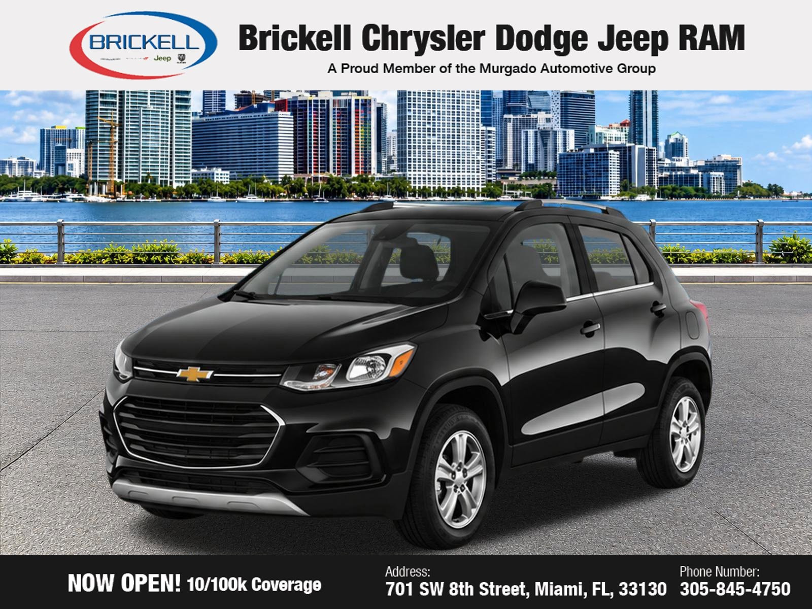 Used 2018 Chevrolet Trax LT with VIN 3GNCJLSB0JL167559 for sale in Miami, FL