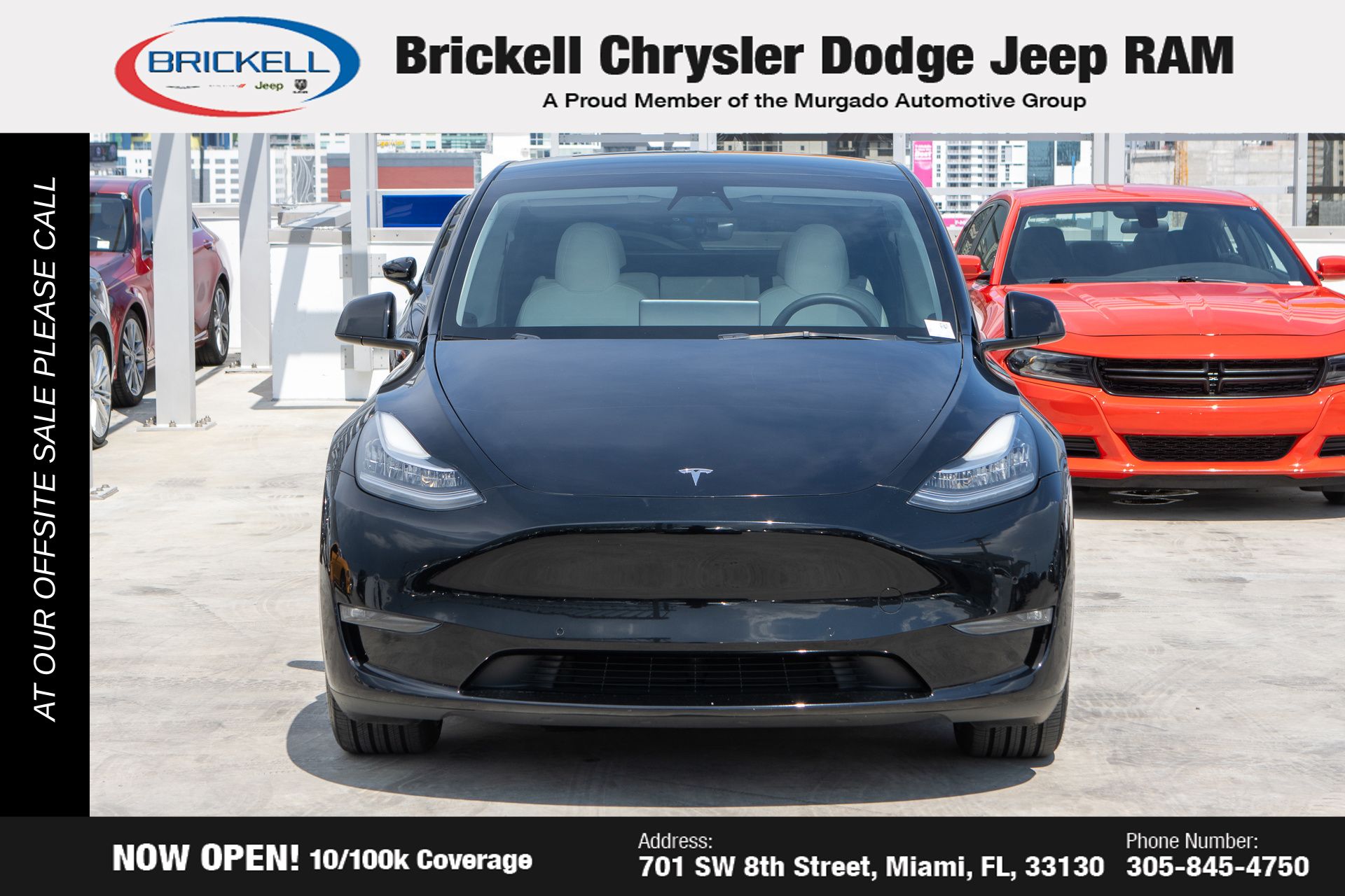 Used 2021 Tesla Model Y Long Range with VIN 5YJYGDEE1MF267407 for sale in Miami, FL