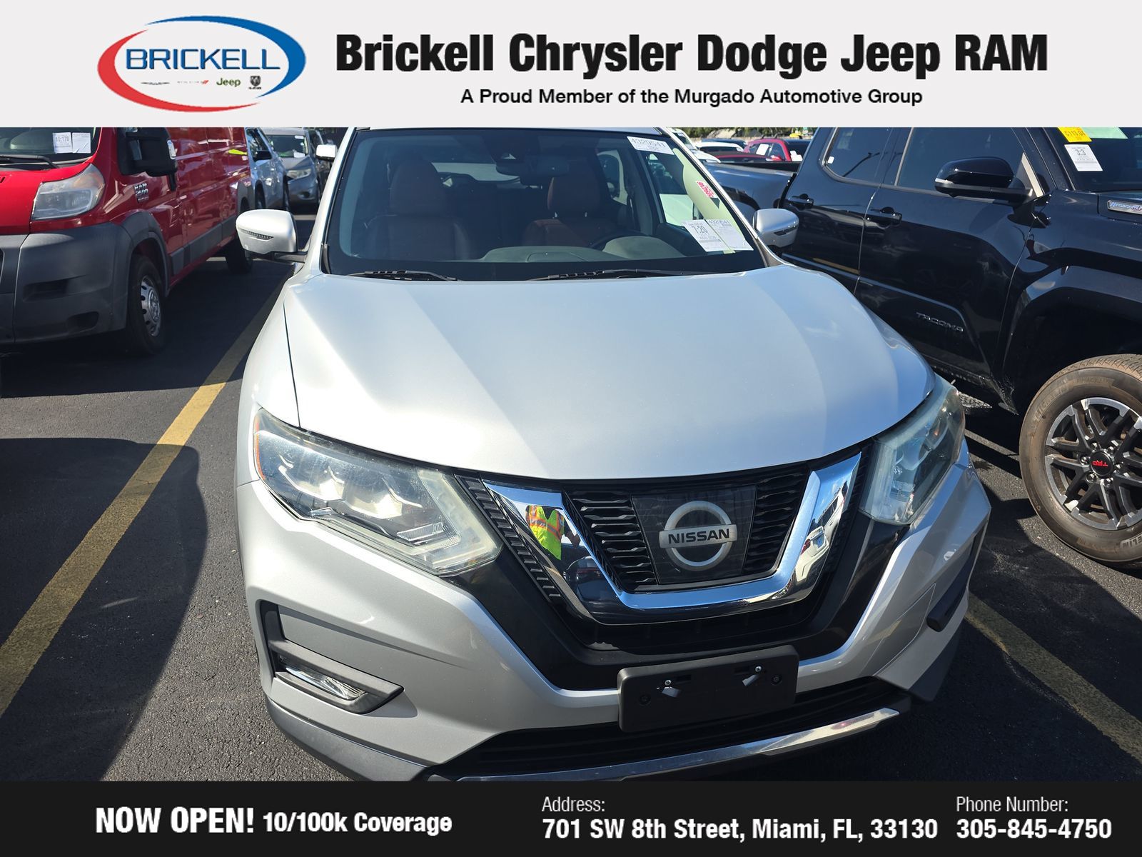 Used 2017 Nissan Rogue SL with VIN JN8AT2MT4HW406517 for sale in Miami, FL