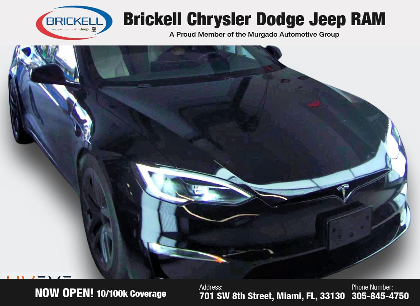 Used 2023 Tesla Model S Plaid with VIN 5YJSA1E64PF513529 for sale in Miami, FL