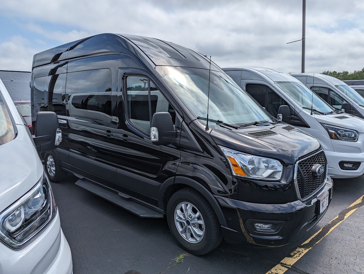 Transit van extra high roof