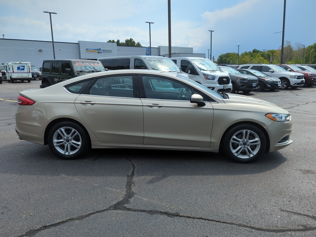 Used 2018 Ford Fusion SE with VIN 3FA6P0H72JR195985 for sale in Merrill, WI