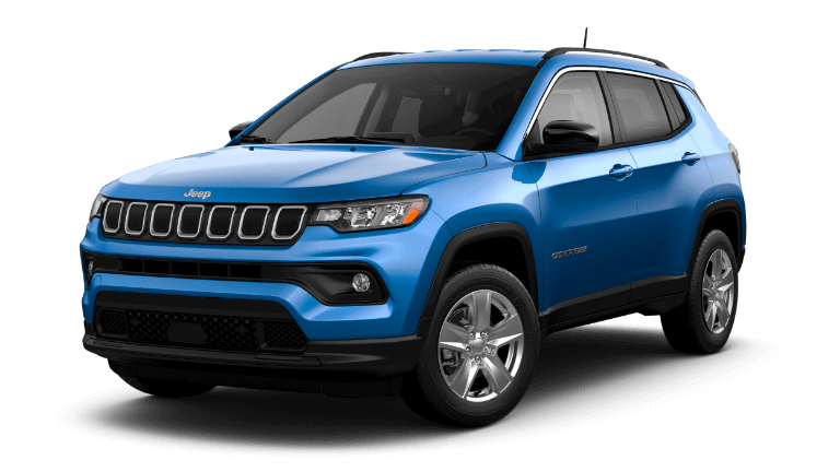 2022 Jeep Compass Latitude in Laser Blue color