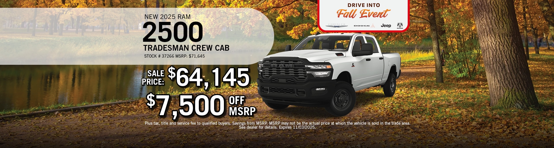 New 2025 Ram 2500 Tradesman Offer | Merrill, WI