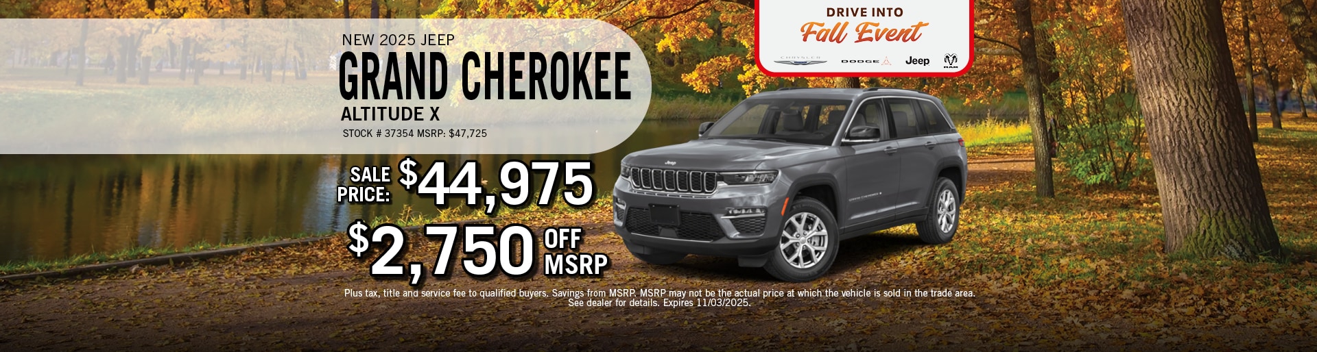 New 2025 Jeep Grand Cherokee Altitude Offer | Merrill, WI