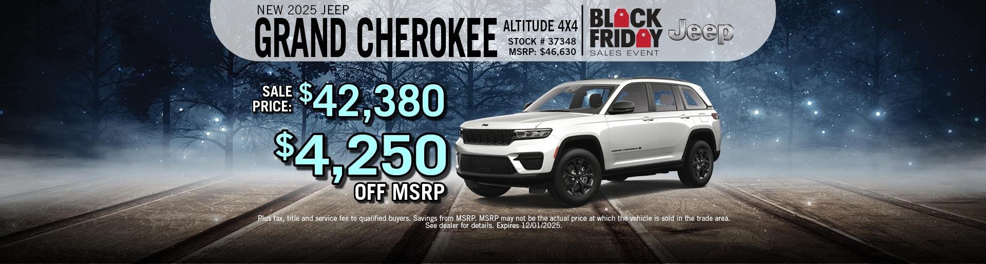 New 2025 Jeep Grand Cherokee Altitude Offer | Merrill, WI
