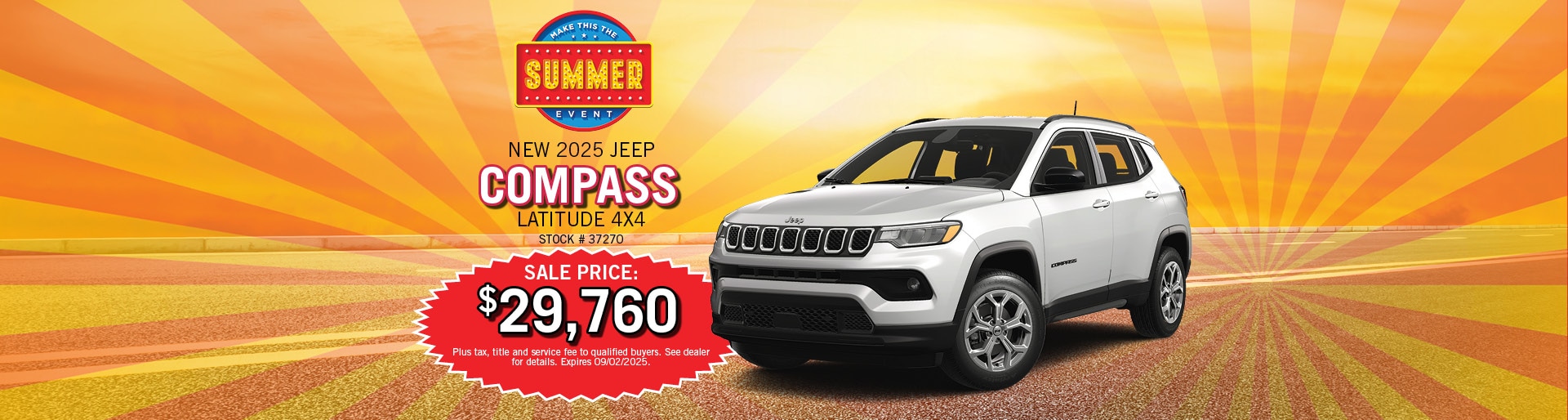 New 2025 Jeep Compass Offer | Merrill, WI