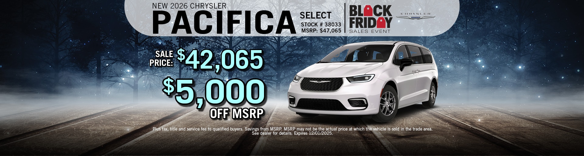 New 2026 Chrysler Pacifica Offer | Merrill, WI