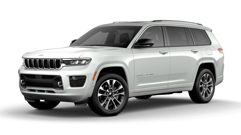 2021 Jeep Grand Cherokee L Overland in Bright White exterior