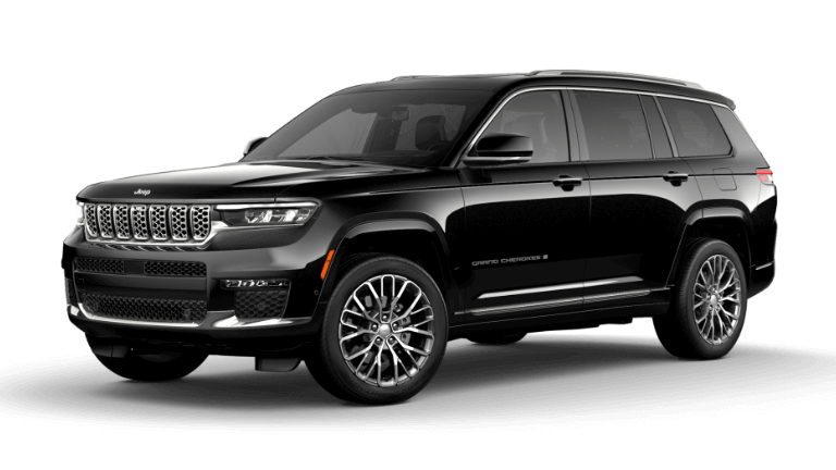 2021 Jeep Grand Cherokee L Summit reserve in Diamond Black exterior