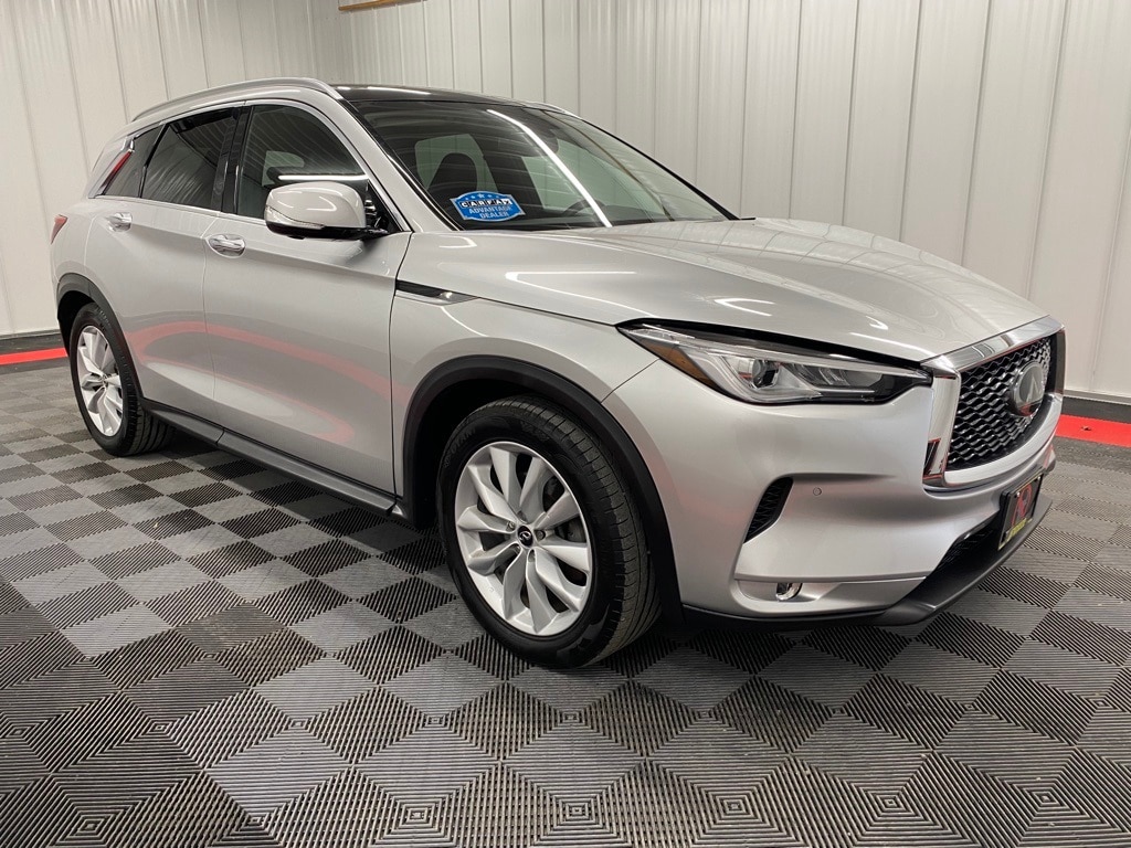 Used 2019 INFINITI QX50 For Sale at Bridgeland Auto Brokers VIN 3PCAJ5M35KF126961