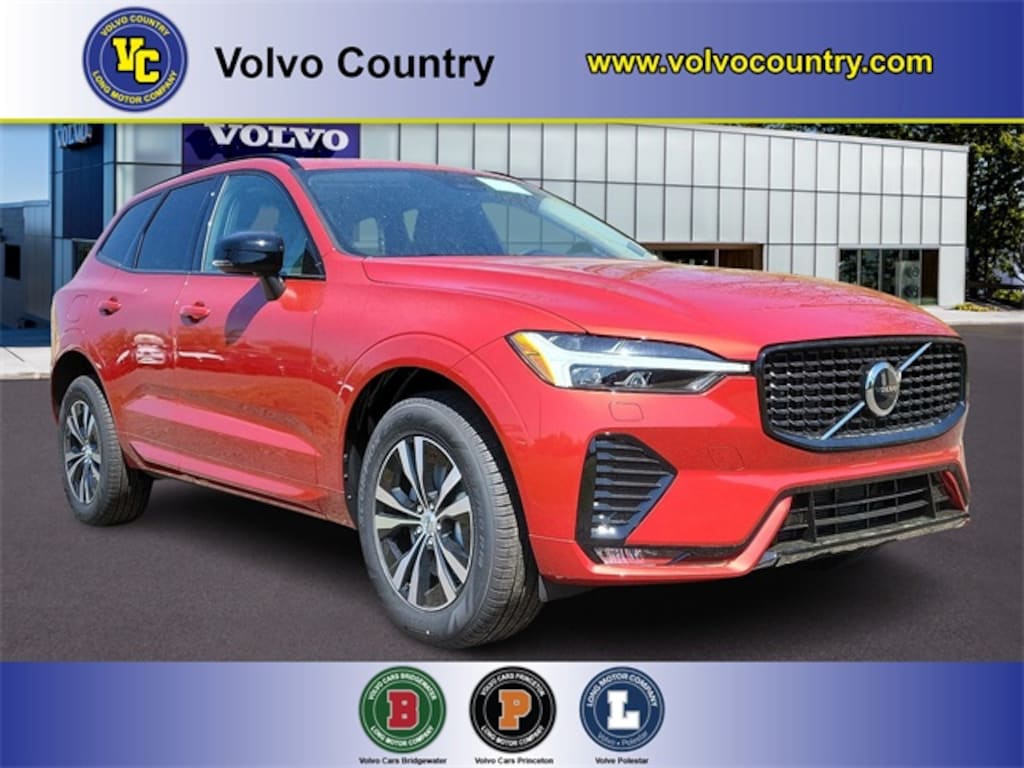 New 2024 Volvo XC60 B5 Core Dark in Fusion Red For Sale/Lease in