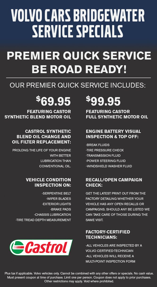 Car Service Specials in Somerville NJ at Volvo Cars Bridgewater Near