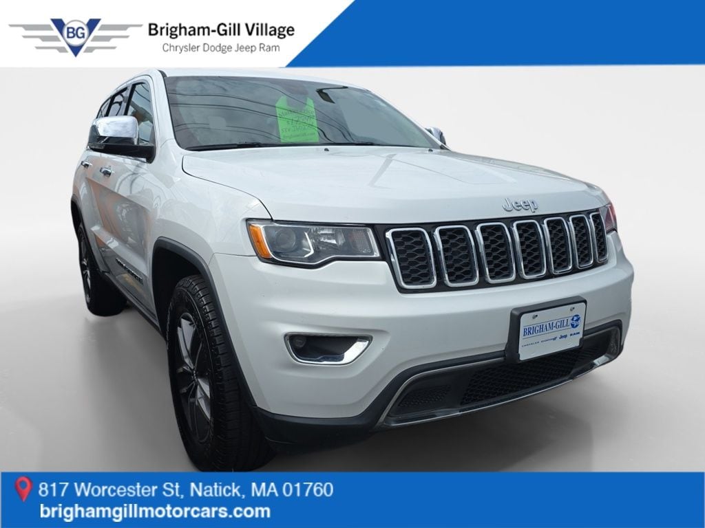 Certified 2017 Jeep Grand Cherokee Limited with VIN 1C4RJFBG8HC602978 for sale in Natick, MA