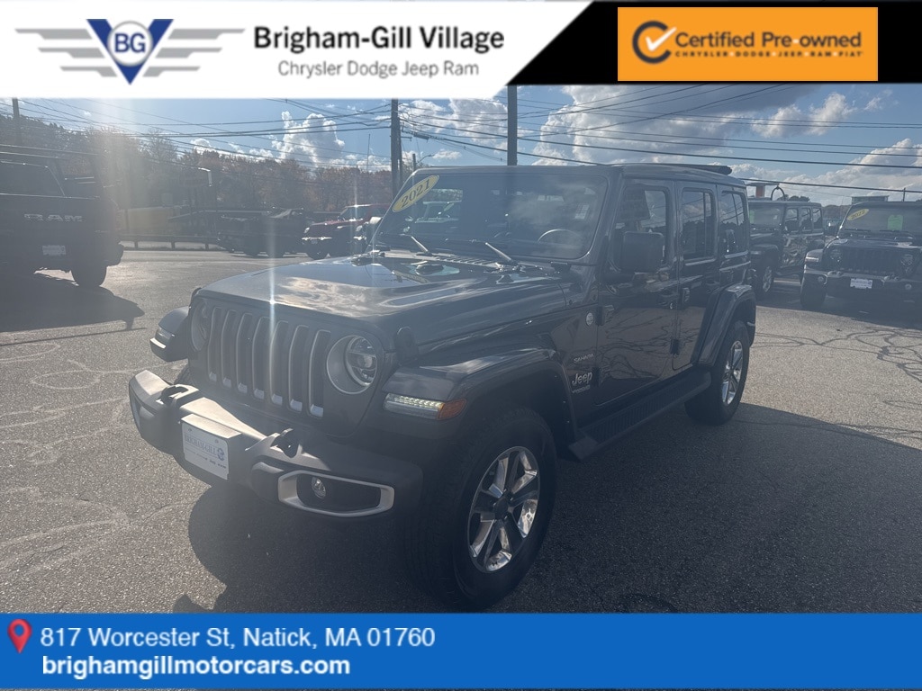 Certified 2021 Jeep Wrangler Unlimited Sahara SUV