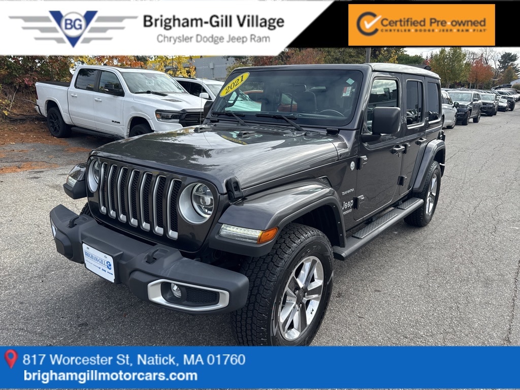 Certified 2021 Jeep Wrangler Unlimited Sahara SUV