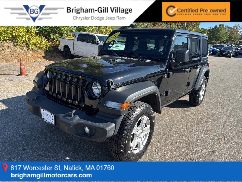 Certified 2022 Jeep Wrangler Unlimited Sport S SUV