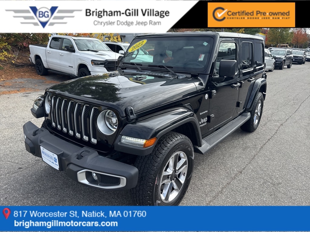 Certified 2022 Jeep Wrangler Unlimited Sahara SUV