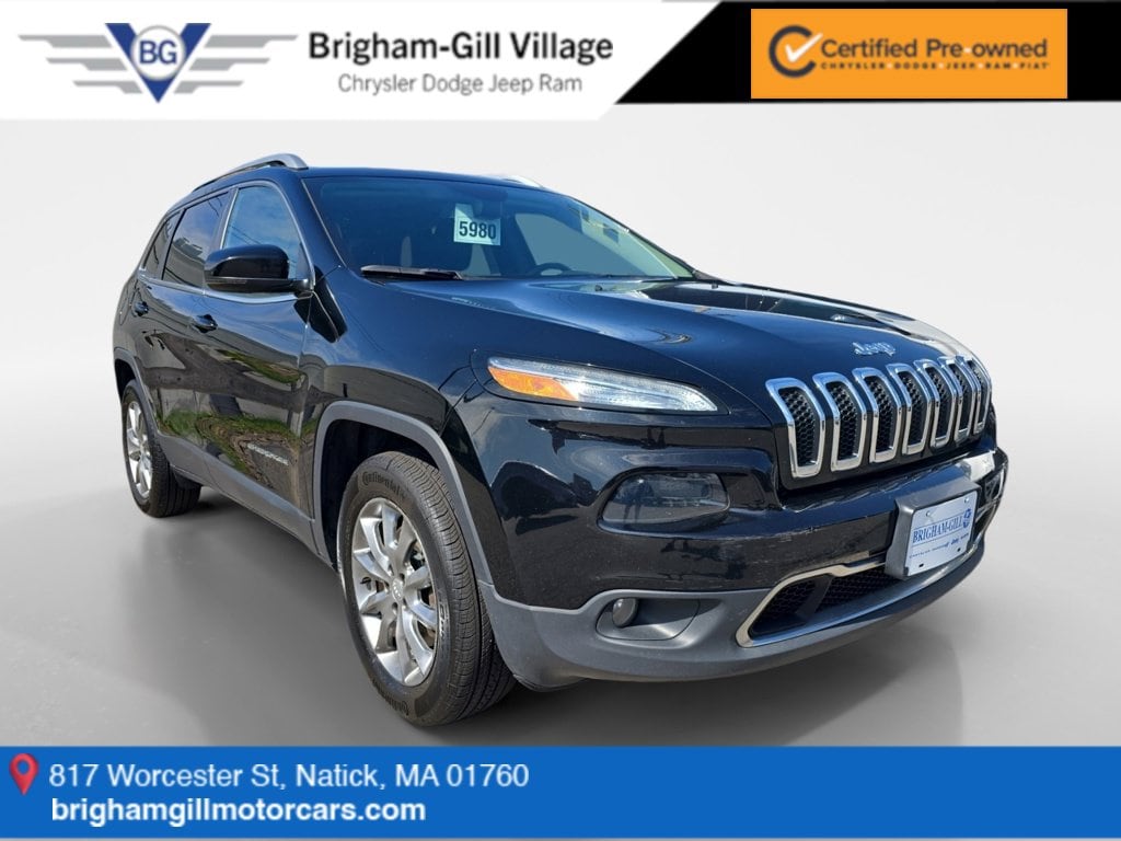 Certified 2018 Jeep Cherokee Limited with VIN 1C4PJMDB1JD556309 for sale in Natick, MA