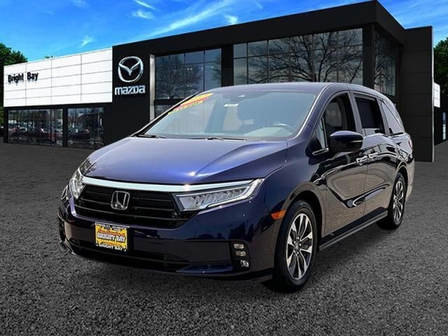 Used 2022 Honda Odyssey EX-L with VIN 5FNRL6H7XNB043238 for sale in Bay Shore, NY