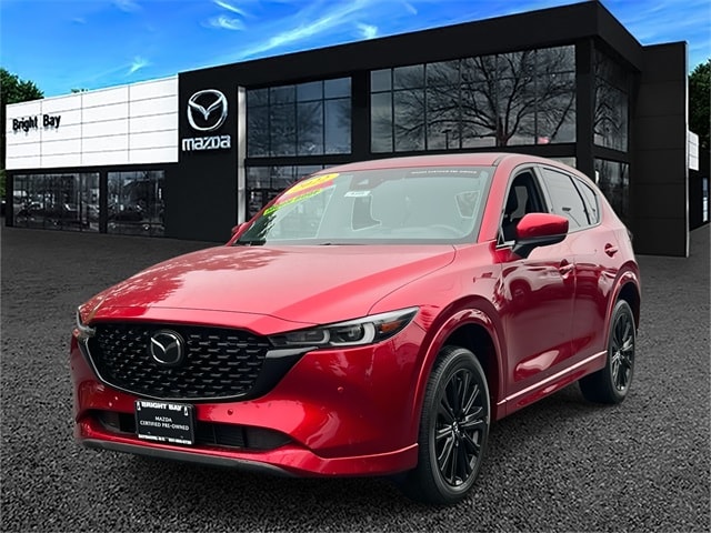 Certified 2022 Mazda CX-5 TURBO Signature with VIN JM3KFBXY0N0632722 for sale in Bay Shore, NY