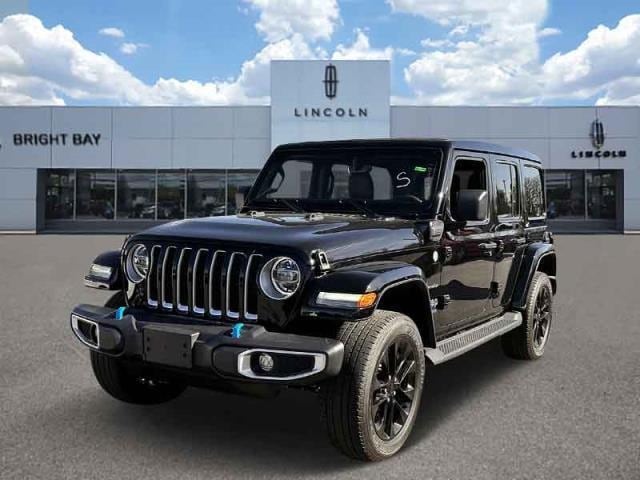 Used 2022 Jeep Wrangler Unlimited Sahara 4XE with VIN 1C4JJXP6XNW155888 for sale in Bay Shore, NY