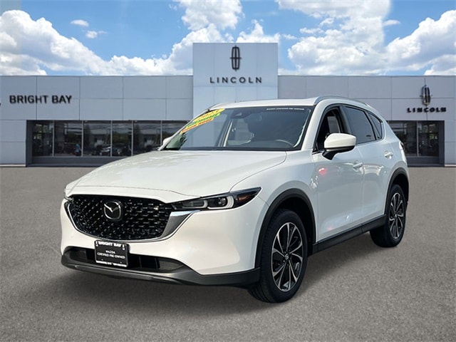 Certified 2023 Mazda CX-5 S Premium package with VIN JM3KFBDM6P0111704 for sale in Bay Shore, NY