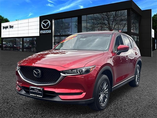 Certified 2021 Mazda CX-5 Touring with VIN JM3KFBCM9M0477458 for sale in Bay Shore, NY