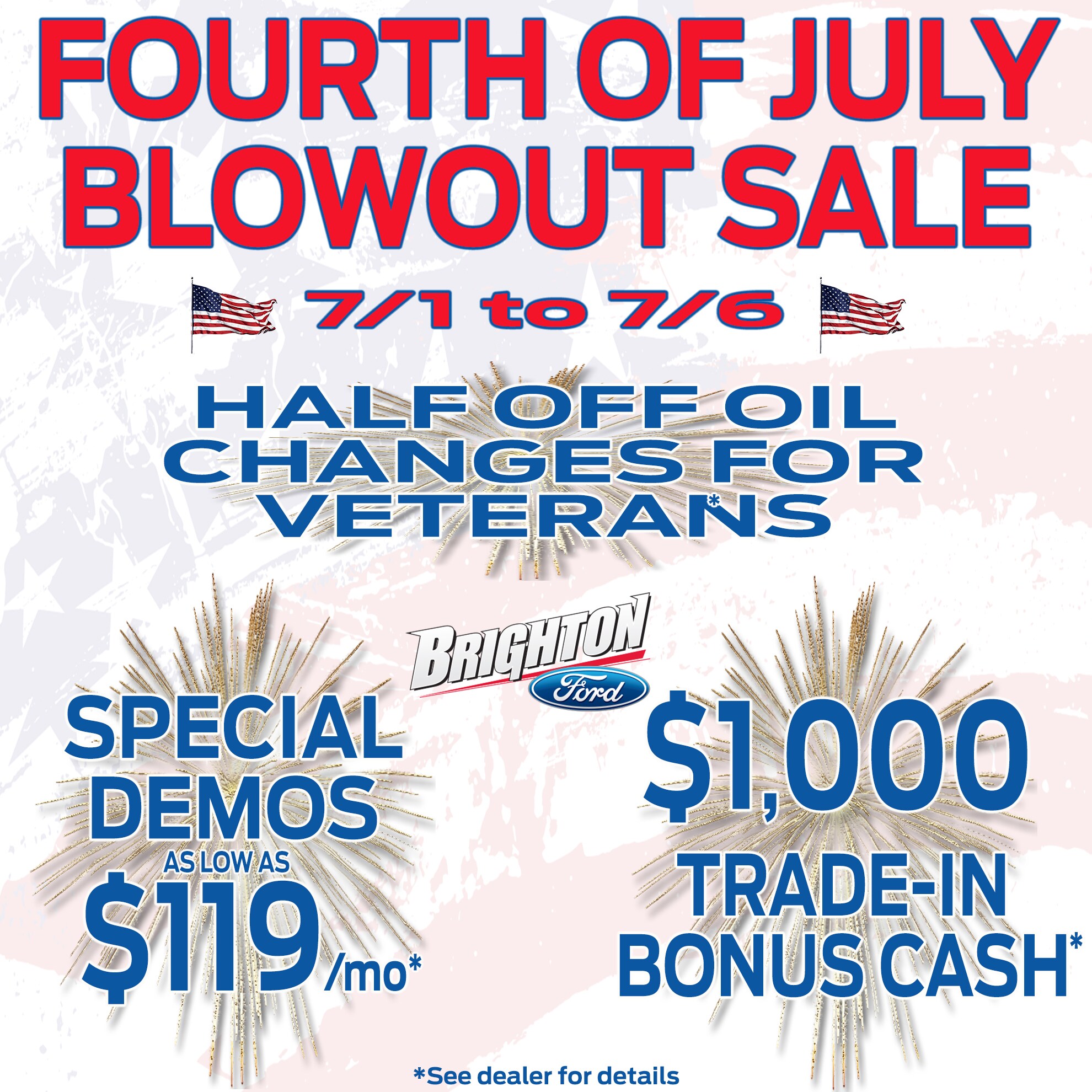 4th of July Blowout Sale South Lyon Ford