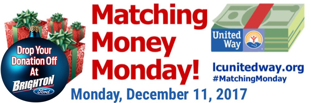 Matching Monday United Way Brighton Ford
